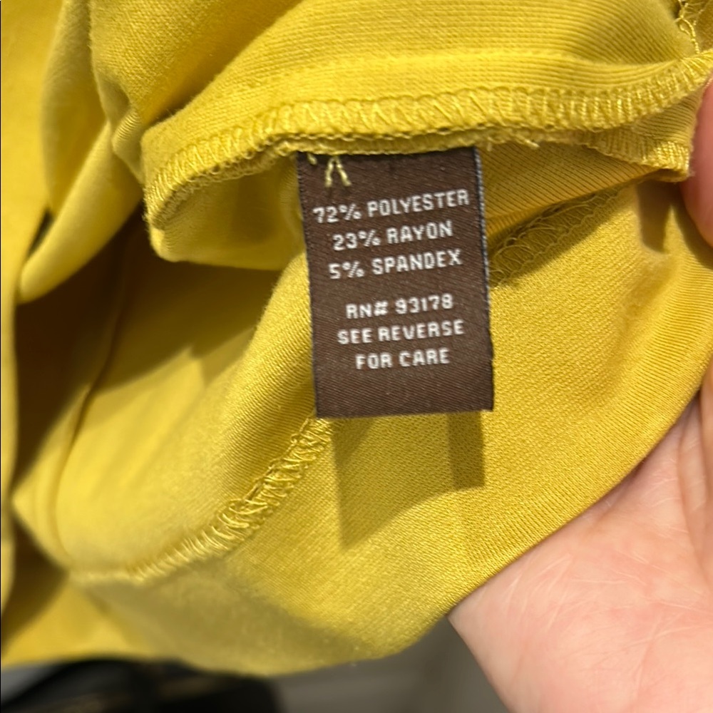 ADRIENNE VITTADINI Elegant Lime Yellow Sleeveless Dress - Picture 11 of 13